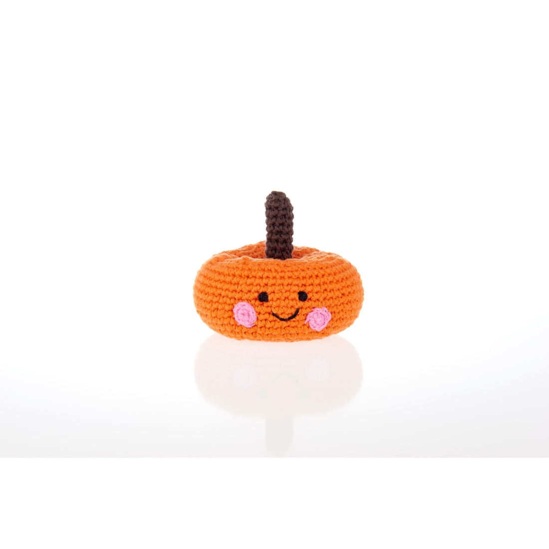 Pebble: Friendly Pumpkin Rattle