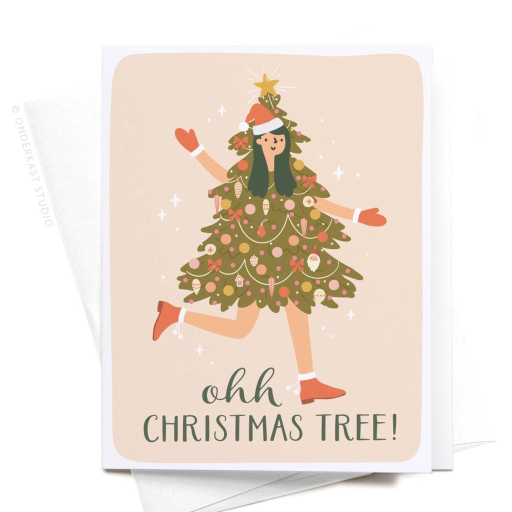 onderkast studio - Ohh Christmas Tree! Greeting Card