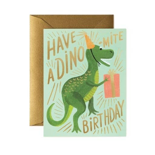 Rifle Paper Co. - Dino-mite Birthday Card