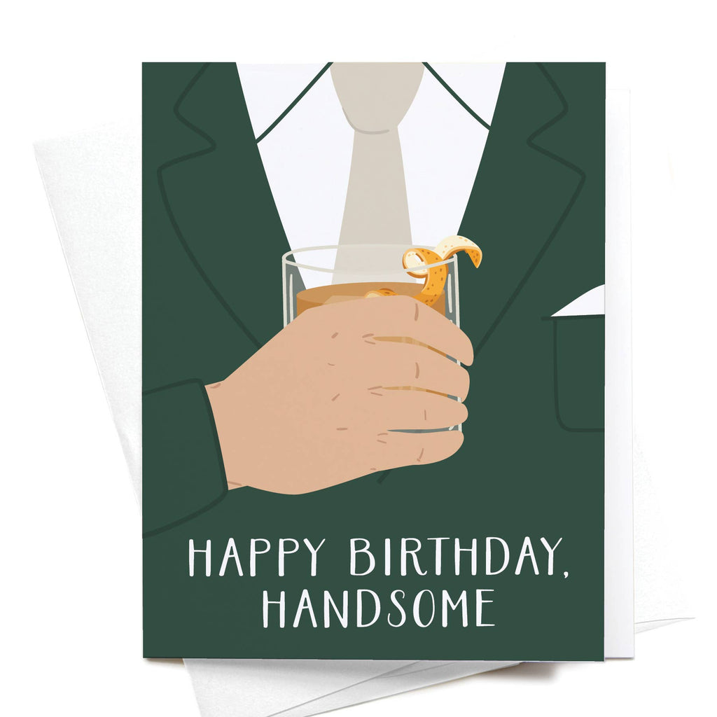 onderkast studio - Happy Birthday Handsome Greeting Card