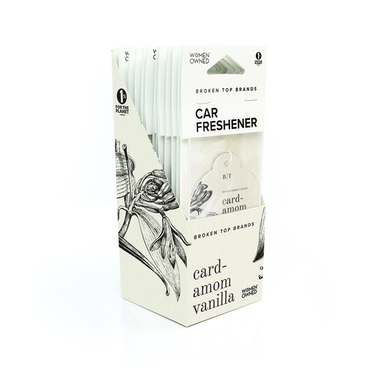 Broken Top Brands - Holiday Car Fresheners - Cardamom Vanilla