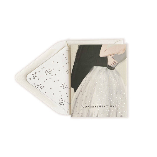 The First Snow - Congratulations Couple Card