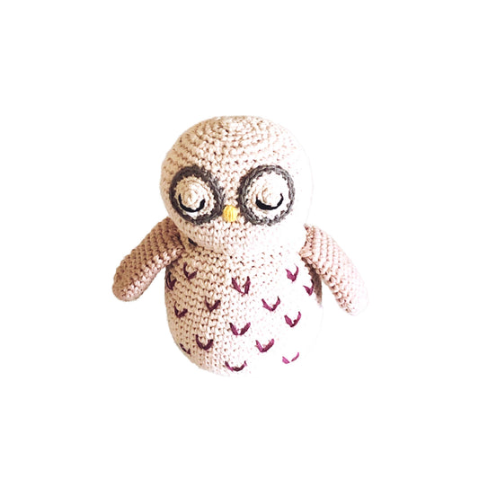 Pebble: Organic Owl Rattle