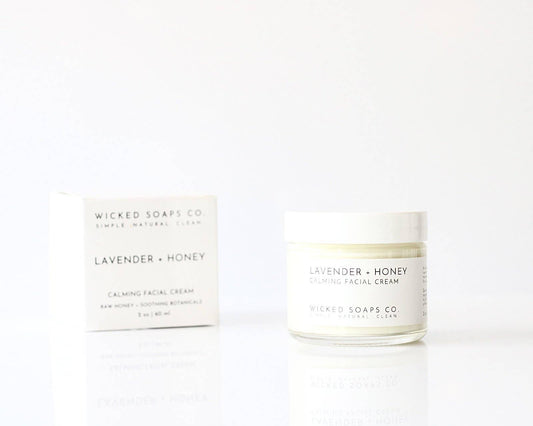 Wicked Soaps Co. - Lavender + Honey Facial Cream