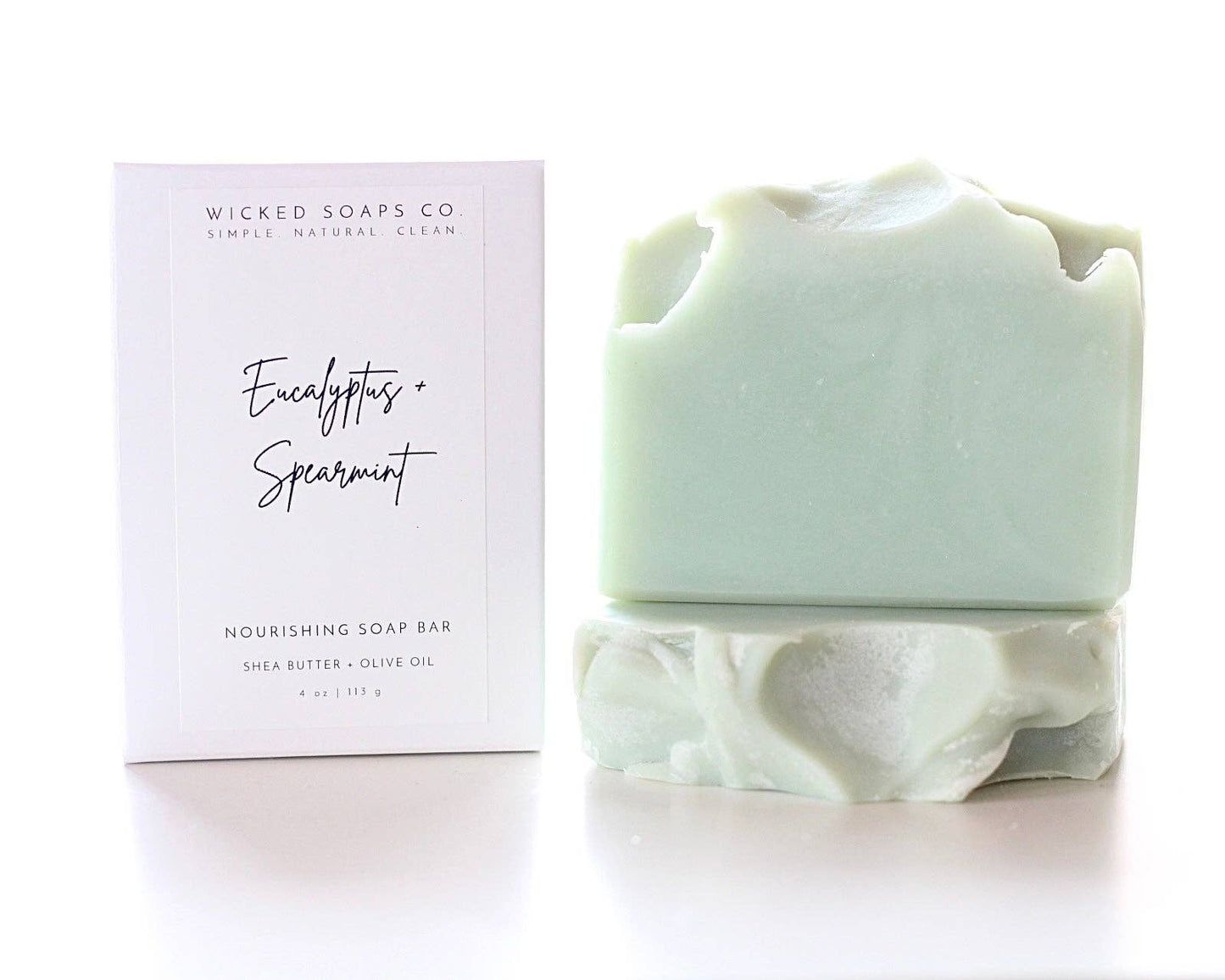 Wicked Soaps Co. - Eucalyptus + Spearmint Nourishing Soap Bar