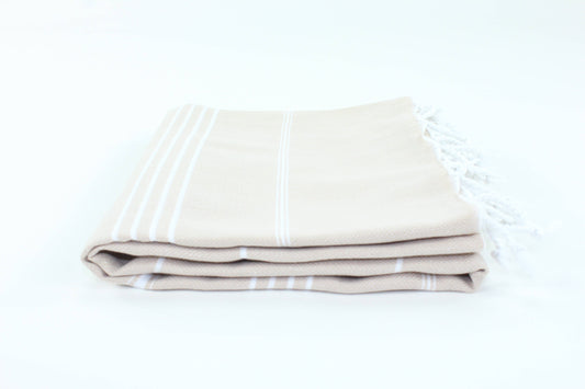 TURKISH LINEN & TOWELS, LLC - Premium Turkish Classic Striped Peshtemal Towel