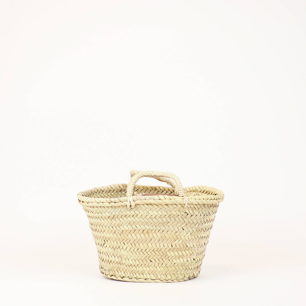 SOCCO Designs - Straw Bag - Miami French Market Basket, Small