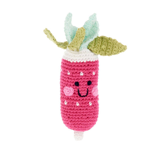 Pebble: Friendly Radish Rattle