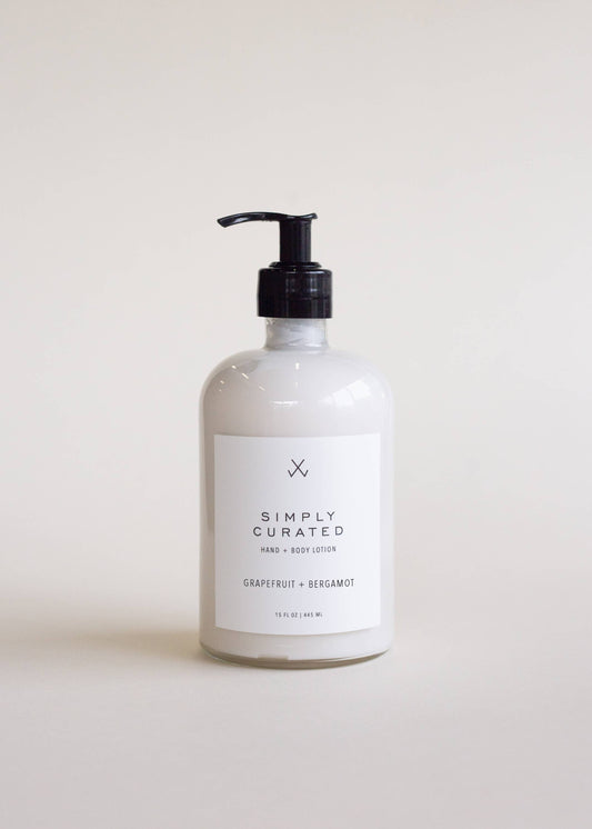 Simply Curated - Grapefruit + Bergamot Hand + Body Lotion