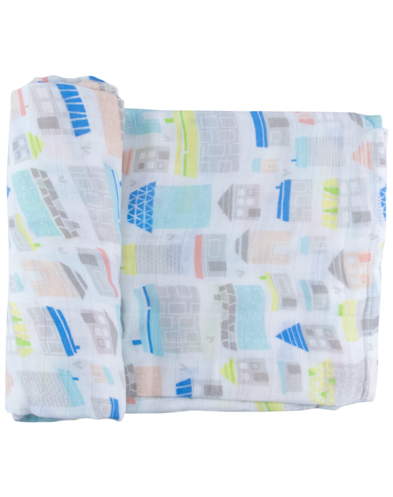 Captain Silly Pants - Single Swaddle Blanket - Cottage