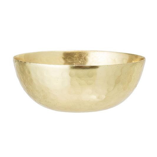 Matte Gold Hammered Pinch Pot