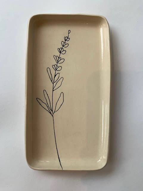 CSF Ceramics Small Tray: Lavender