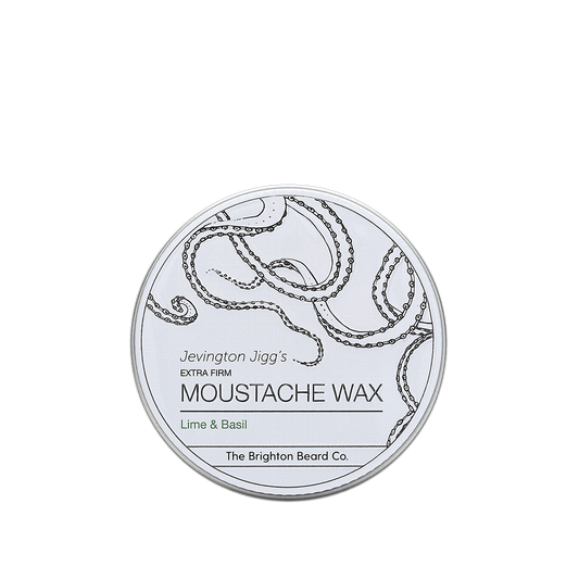 The Brighton Beard Co. - Jevington Jigg's Lime & Basil extra firm Moustache Wax