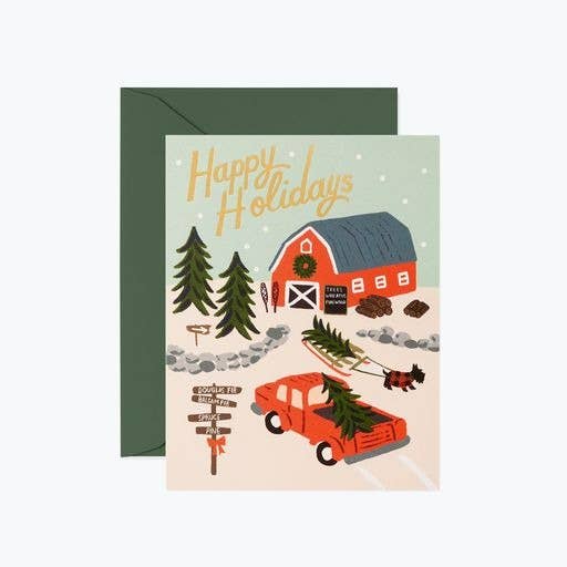 Rifle Paper Co. - Holiday Tree Farm Card