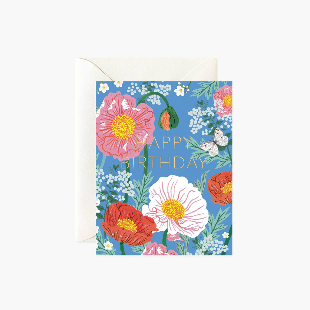 Botanica Paper Co. - POPPIES | birthday card