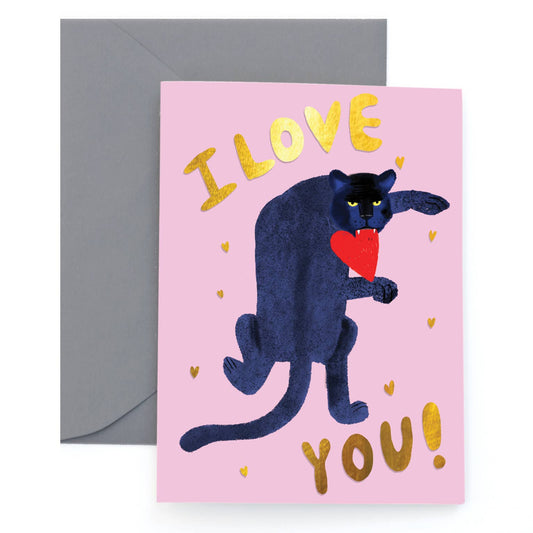 Carolyn Suzuki - BIG CAT LOVE - Love Card