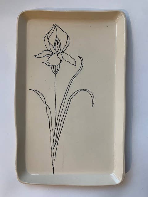 CSF Ceramics Tray: Iris