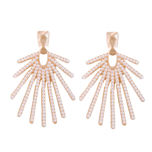 St Armands Designs of Sarasota - Pearl Sunburst Drops