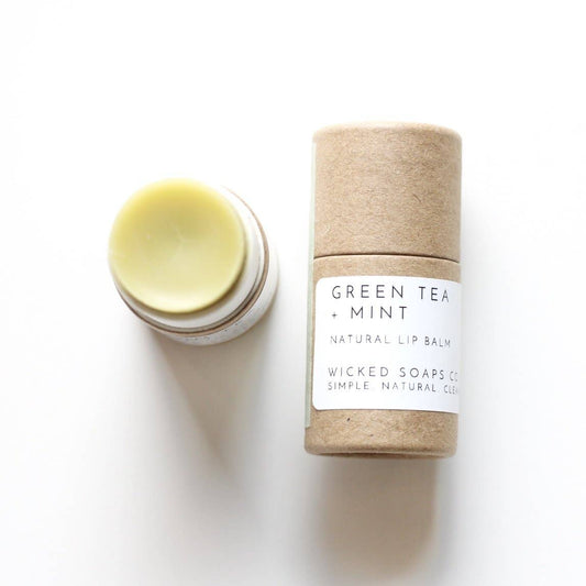 Wicked Soaps Co. - Green Tea + Mint Lip Balm