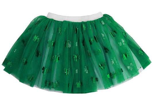Sparkle Sisters by Couture Clips - Green Shamrock tutu: 2-6 year