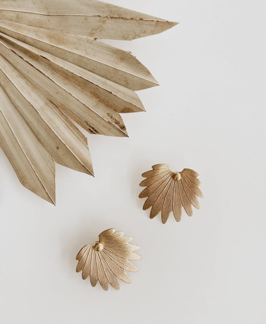 Océanne - Palme D'or Earrings