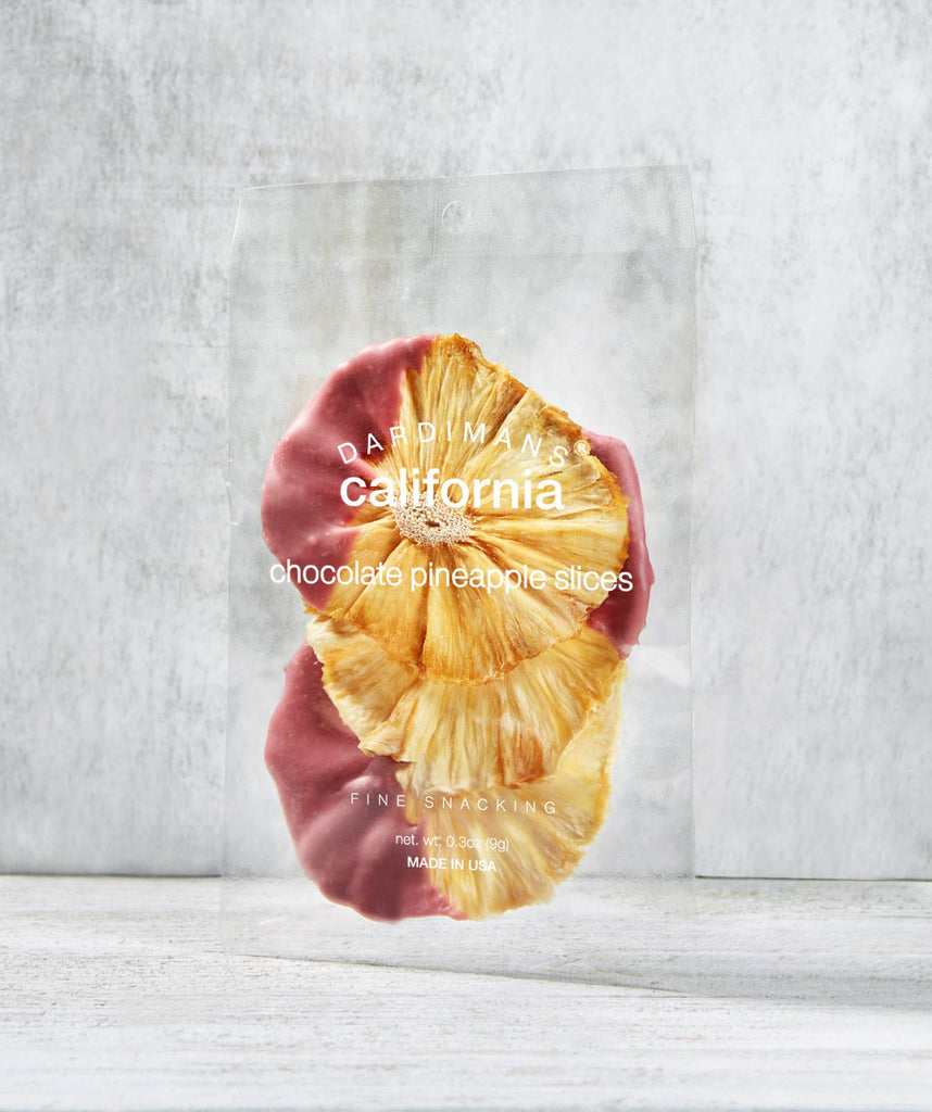 Dardimans California Crisps - Crispy Ruby Chocolate Pineapple Slices | Snack Pack