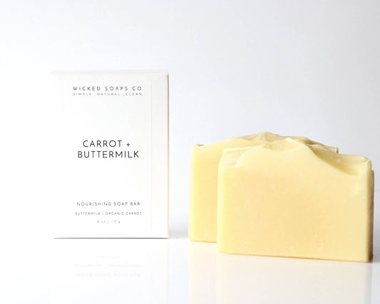 Wicked Soaps Co. - Carrot + Buttermilk Nourishing Soap Bar