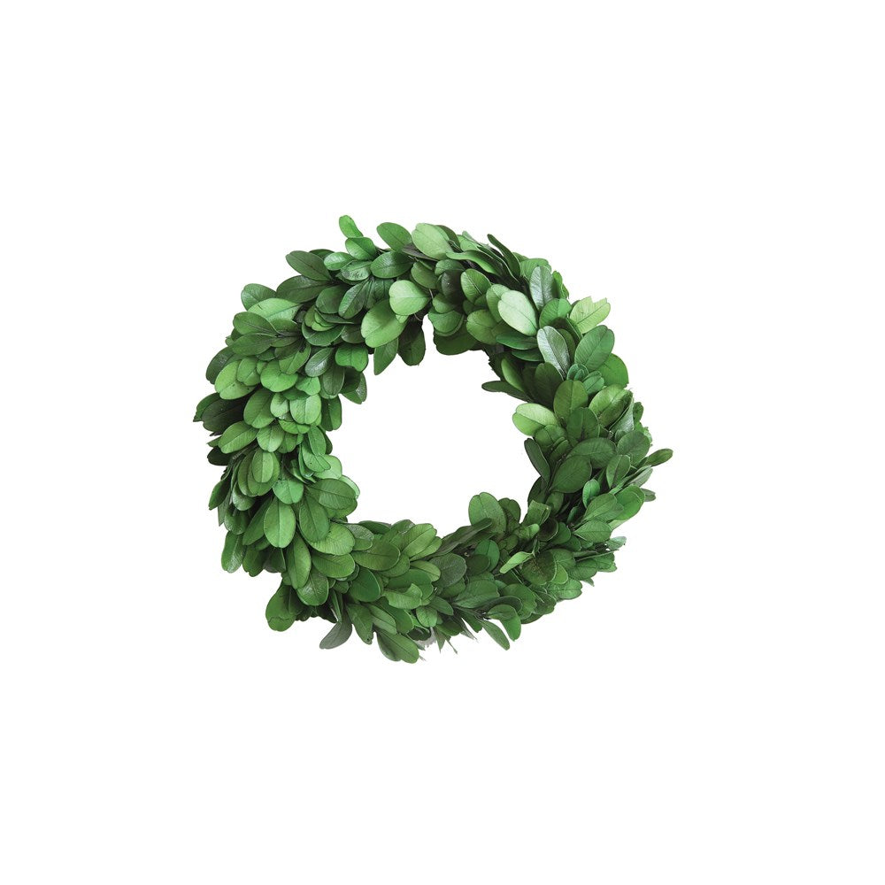 Round Preserved Boxwood Wreath