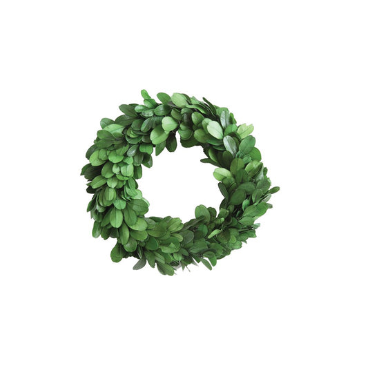 Round Preserved Boxwood Wreath