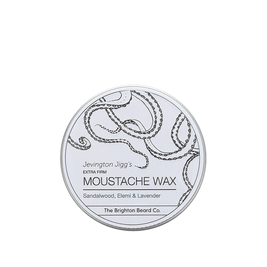 The Brighton Beard Co. - Jevington Jigg's Sandalwood, Elemi & Lavender extra firm Moustache Wax