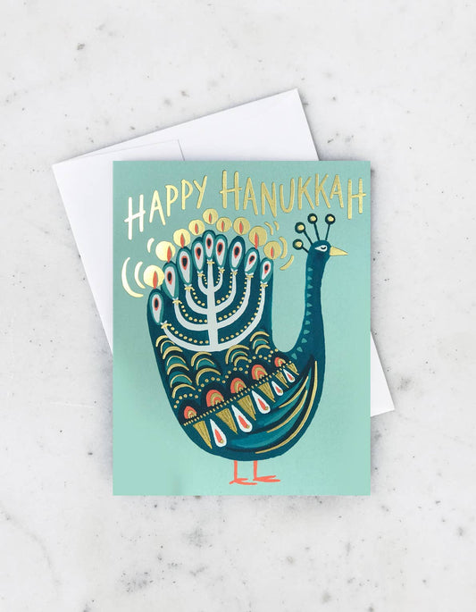 Idlewild Co. - Hanukkah Peacock Card