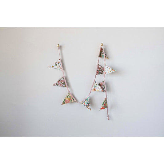 Little Ones Cottons Printed Floral Garland