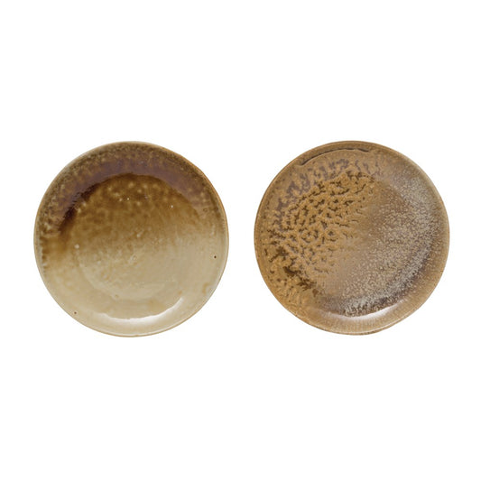 Reactive Glaze Round Plate