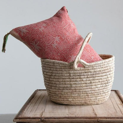 Secret Garden Woven Grass Basket