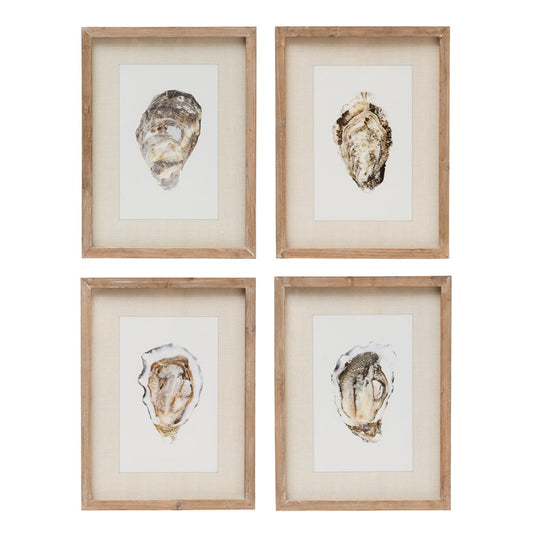 Oyster Natural Frame Wall Decor