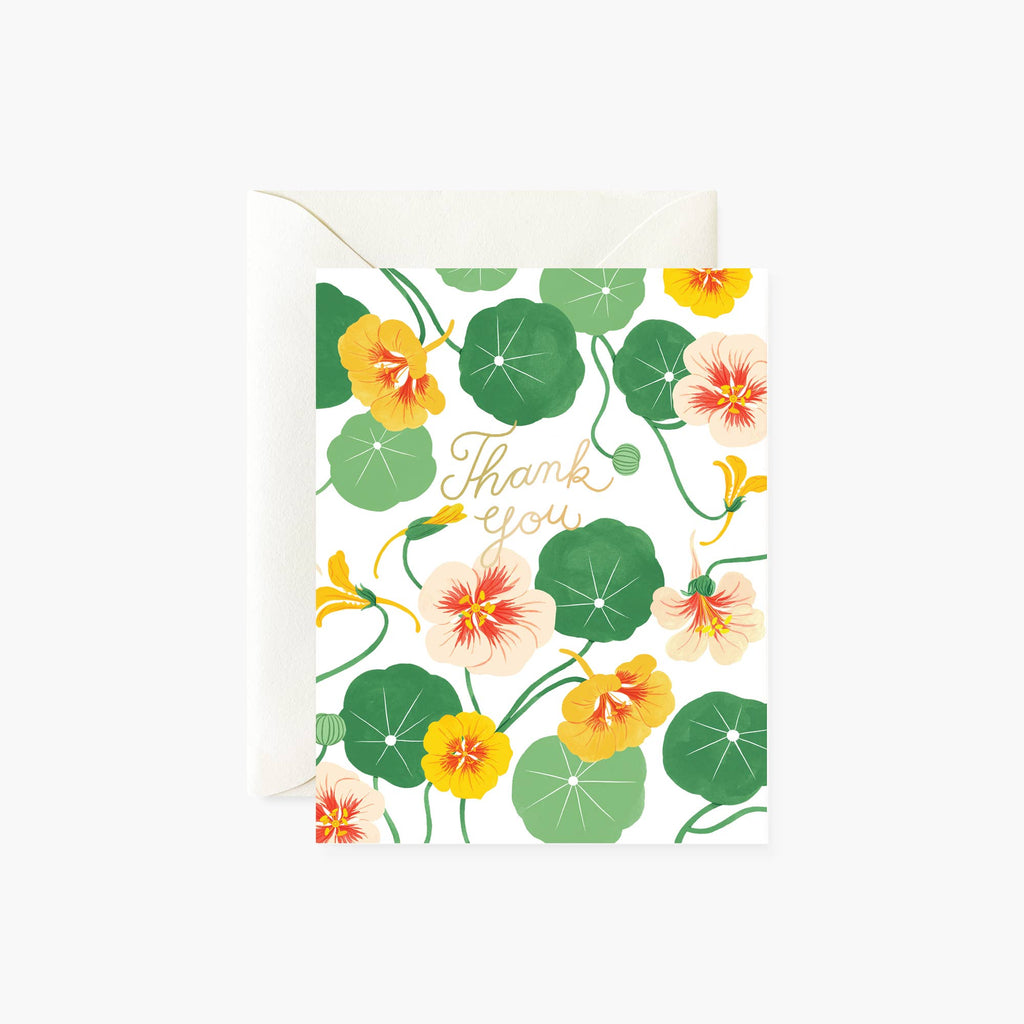 Botanica Paper Co. - NASTURTIUMS  | thank you card