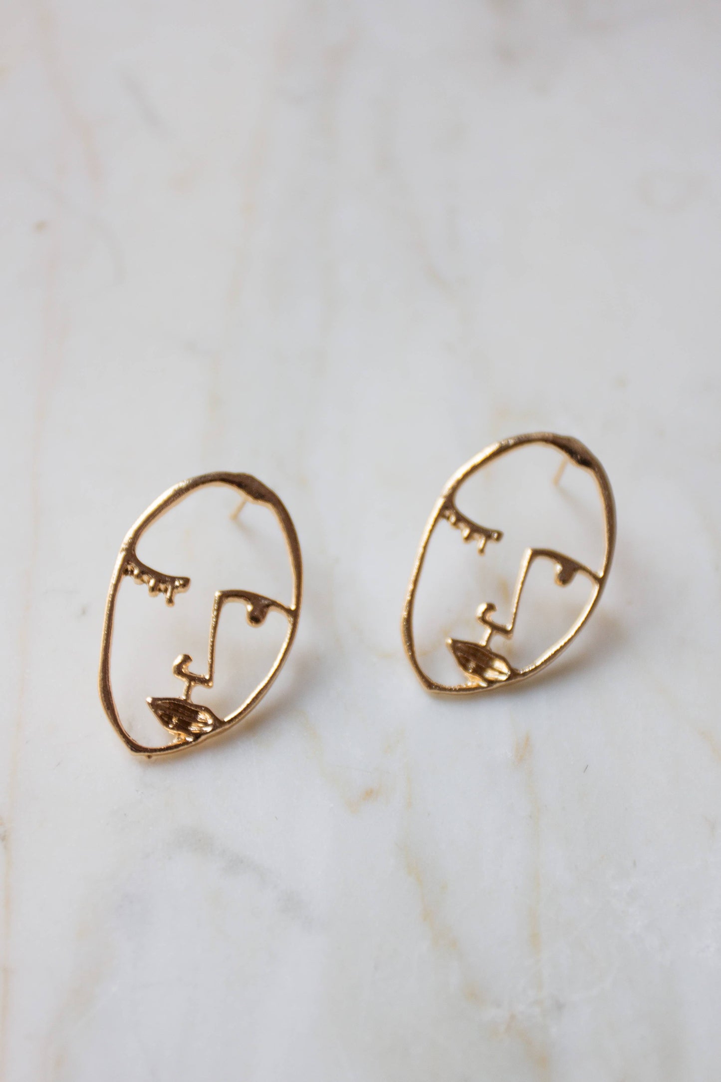 Océanne - Face Earrings - Visage Studs