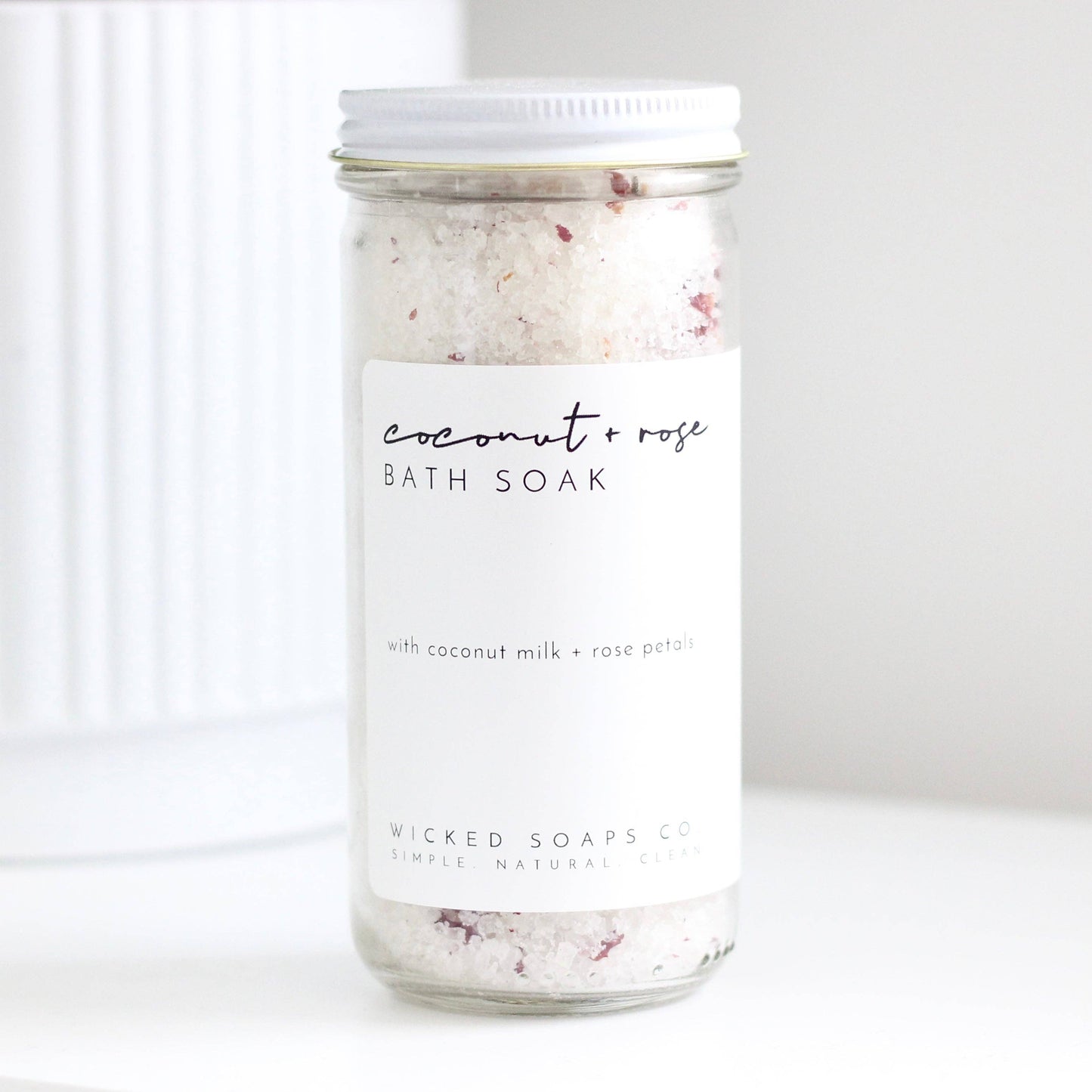 Wicked Soaps Co. - Coconut + Rose Bath Soak