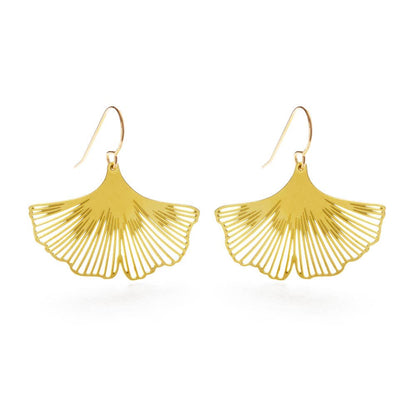 Amano Studio - Ginkgo Leaf Earrings