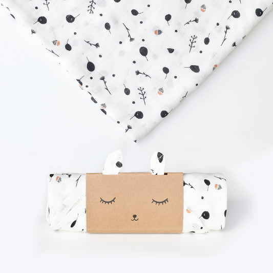 Wee Gallery - Organic Muslin Swaddle - Seedling