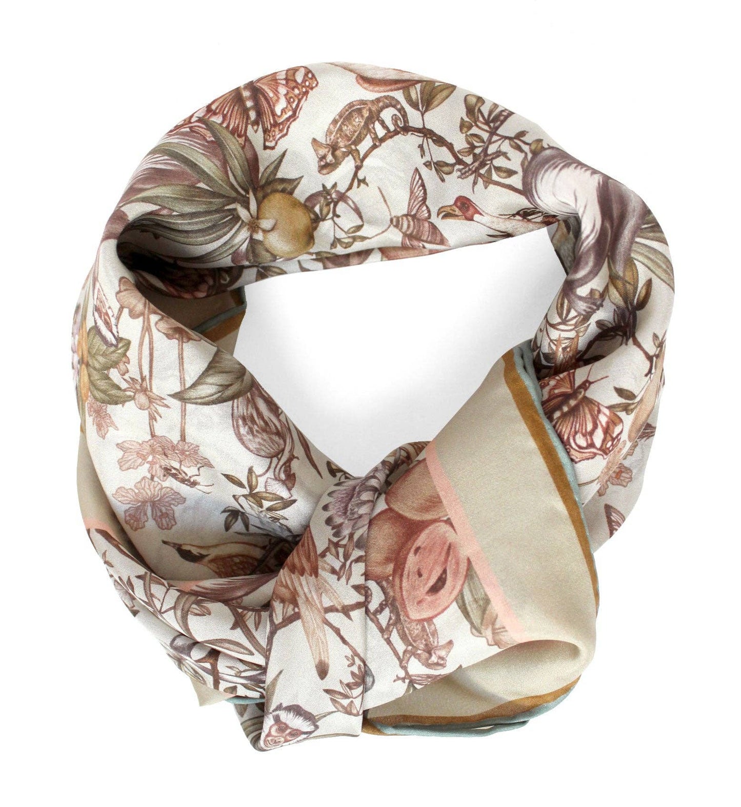 Guereza Garden Silk Scarf