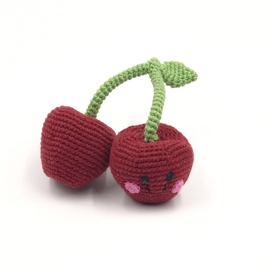 Pebble: Friendly Cherries Rattle