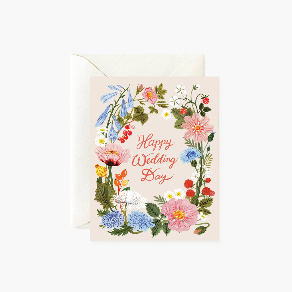 Botanica Paper Co. - HAPPY WEDDING DAY | greeting card